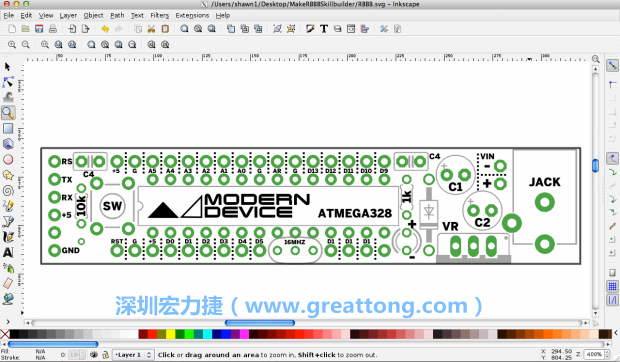 既然你有一個以電路板為背景的清晰影像了，使用向量工具將要絲印的圖像畫在上面吧，下面有一個例子。